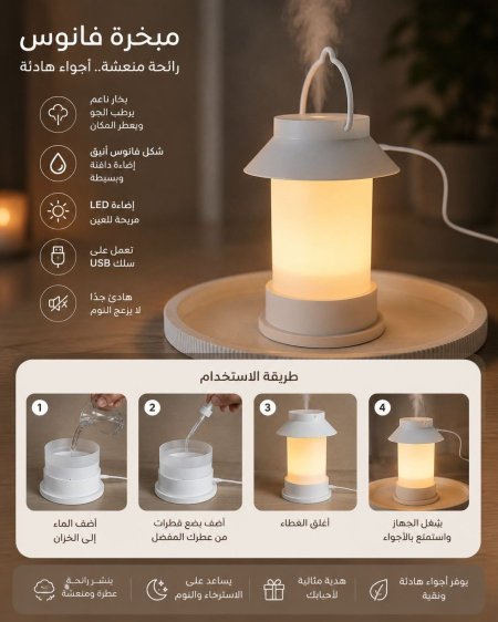 مباخر USB على شكل فانوس